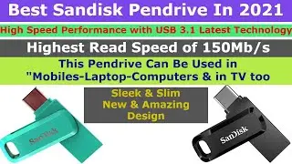 Best Pendrive | Pendrive for mobile | Pendrive For Type C | Sandisk Dual Drive Pendrive with Type C