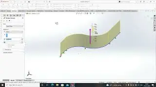 EXTRUDED SURFACE HINDI SOLID_WORKS #1