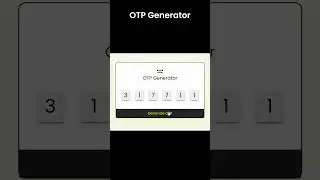 Generate OTP Code using 