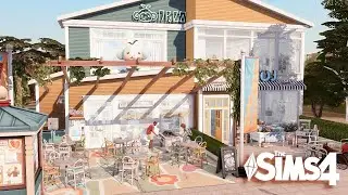 The Sims 4 Retail Shop Boutique and  Boba Tea cafe | The Sims 4 build