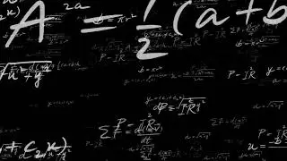 Math Equations Background Greenscreen Effect And Physics Formulas