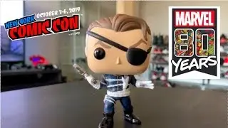 Nick Fury NYCC 2019 Gamestop Exclusive Funko Pop - Marvel 80th Anniversary