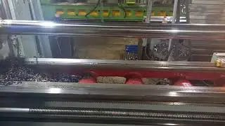 Проверка штока на биение на токарном станке