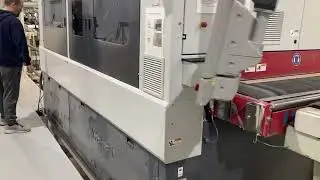 Weber high speed veneer sanding - 80 feet per minute