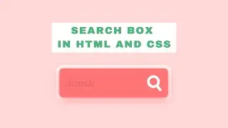 Awesome CSS Search Box Using Only HTML & CSS | Code Breakers