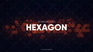 Logo - Technology Hexagon Premiere Pro Templates