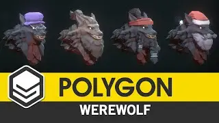 POLYGON Werewolf - (Trailer) 3D Low Poly Art for Games by #syntystudios
