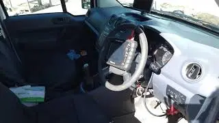 Ford Transit Connect (DPF ash/soot content too high) fooling it to allow a regeneration.