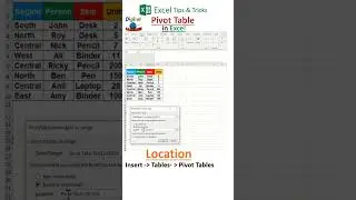 Pivot Table Excel 💪 
