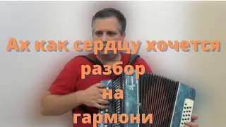 Ах как сердцу хочется // разбор на гармони