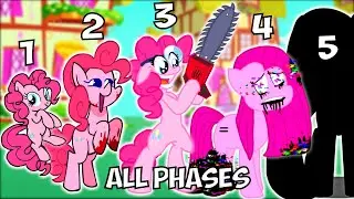 Pinkie Pie ALL PHASES | Friday Night Funkin' vs My Little Pony