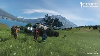 Space Engineers Выживание с нуля забыл как Играть 😂 PVE #1 