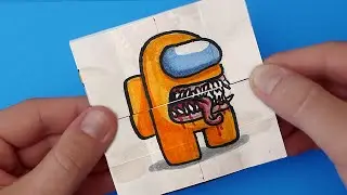 TUTORIAL AMONG US Transformations | Endless Card