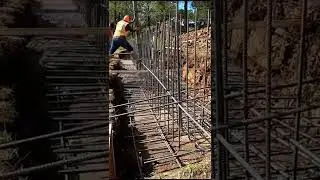 Concrete Pump Crane in Forest 