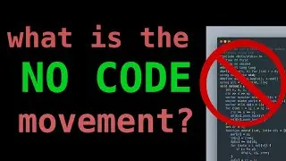 What does No Code mean in software development? #nocodemovement