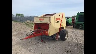 Пресс-подборщик рулонный Krone KR 130 сетка/шпагат/Round baler Krone KR 130 mesh/twine