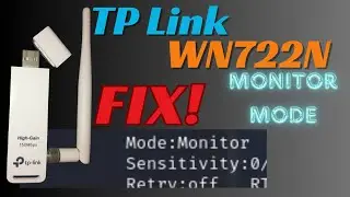 TL WN722N wifi adapter || monitor mode || all problem