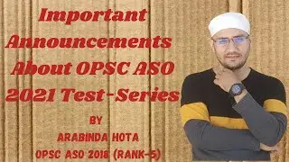 Important announcement about the OPSC ASO-2021 Test Series