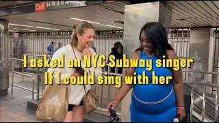 I Asked A NYC Busker If I could SING a SONG | Allie Sherlock Cover