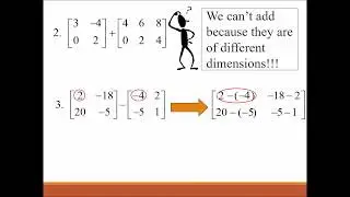 Addition Subtraction of matrices