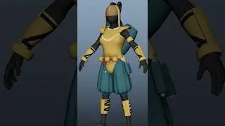Adding details to 3d model of Seeker from RoR2 in Maya