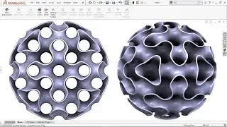 Master SolidWorks | Create Stunning 'Schwarz P Surface Ball' | Pro Tips and Techniques Revealed!