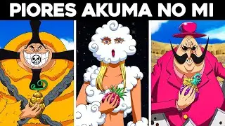 As PIORES Frutas do Diabo em One Piece!