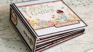 Secret Garden scrapbook. Part 1: Super easy to make binding.