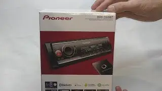 Pioneer MVH S520BT, распаковка, обзор, настройки, моё мнение об этом аппарате