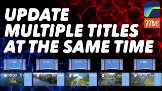 Save Time with Batch Title Editing in LumaFusion - Tutorial (iOS, Android, ChromeOS)