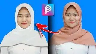 Cara Mengubah Warna Kerudung Menjadi Putih di PicsArt