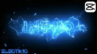 How to make electric text intro in capcut - capcut edit tutorial