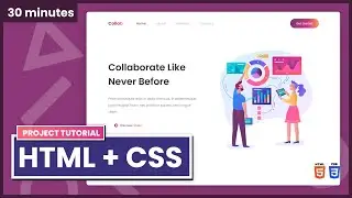 Build a Responsive Website Using HTML and CSS in 30 minutes | Responsive Website Tutorial