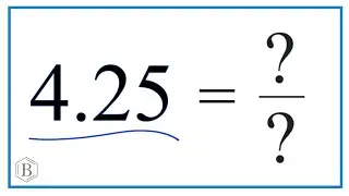 4.25 as a Fraction (simplified form)