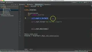 PYTHON 3 TKINTER - GUI BUTTON (CLASS)