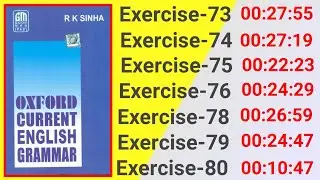 Oxford Current English Grammar Exercise 73,74,75,76...80 | Direct and Indirect speech | Narration