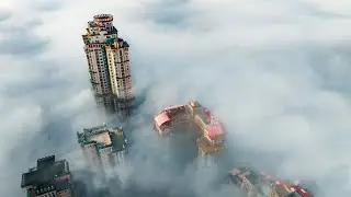 Above The Clouds. Moscow [Drone 4K 60fps]