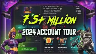 2024 7.5+ Million Rating Account Tour! 6 Rank 3 7-Stars, 1300+ Champs!