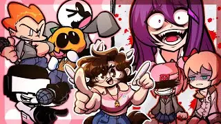 DOKI DOKI TAKEOVER PLUS UPDATE & BAD ENDING (Friday Night Funkin)