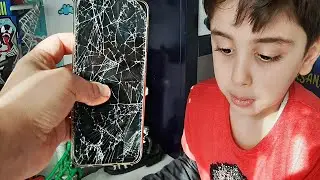 Efe Teyzesinin Cep Telefonunu Kırdı😱 Teyzesi Çok Kızacak!!😨 Eğlenceli  Çocuk Videosu