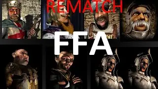 LIONHEART VS PHILIPP VS SULTAN VS MARSHALL VS PIG VS SNAKE VS 2 RATS | REMATCH | Stronghold Crusader