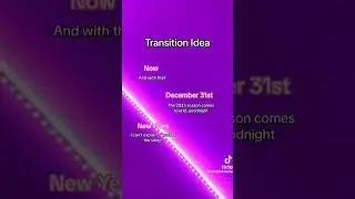 transition ideas pt 2 