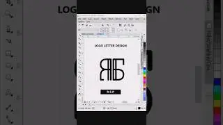 RSP Logo Letter Design in CorelDRAW 