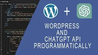 WordPress and ChatGPT API Integration Programmatically