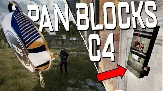 INSANE TRICK!!!! PAN BLOCKS C4 + GRENADE DAMAGE - Make a C4 Decoy! This is how!! - PUBG