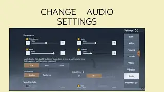 How to Change Audio settings in Undawn