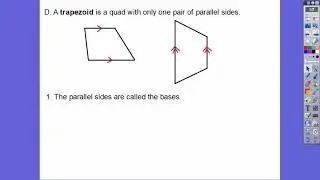 Properties and Conditions for Kites and Trapezoids - Module 24.5