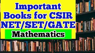 Important Books for CSIR net Mathematics|csir net books for mathematical sciences pdf|Rahul Mapari