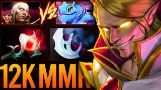 PANDA 12K MMR GRANDMASTER INVOKER GAMEPLAY vs PUCK MID | Dota 2 Invoker