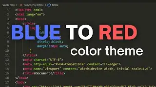 How To Change Color  Theme In Visual  Studio Code | Change Blue to Purple Color In VS Code